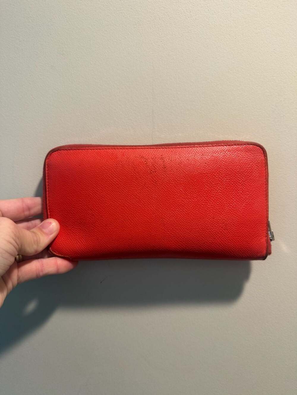 Hermès Azap Silk'In Classique Long Zip-Around Wallet